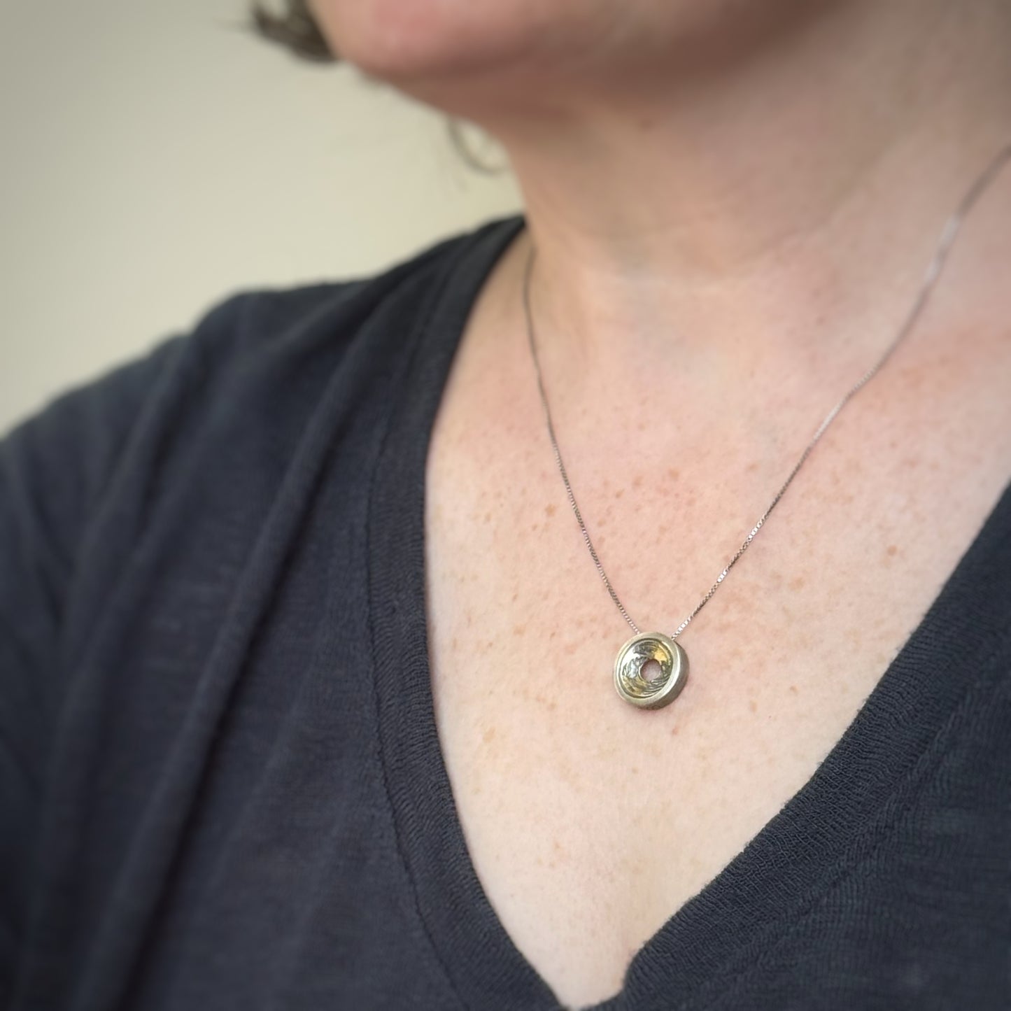 Endless Ocean, 20mm, .965/22k Gold Accents (#5)