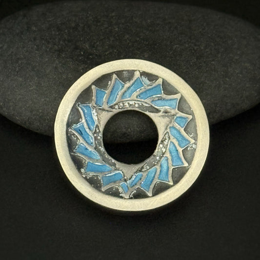 Throat Chakra with Enamel-50
