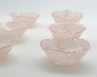 Rose Quartz Gemstone Bowl
