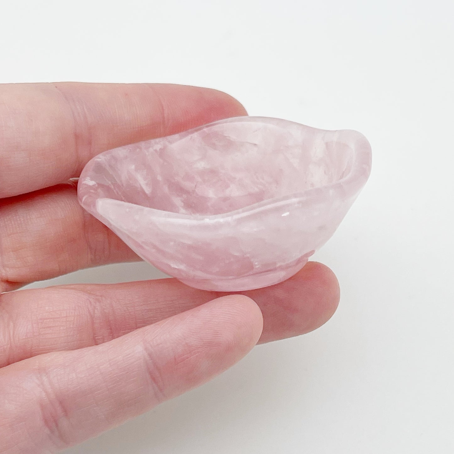 Rose Quartz Gemstone Bowl