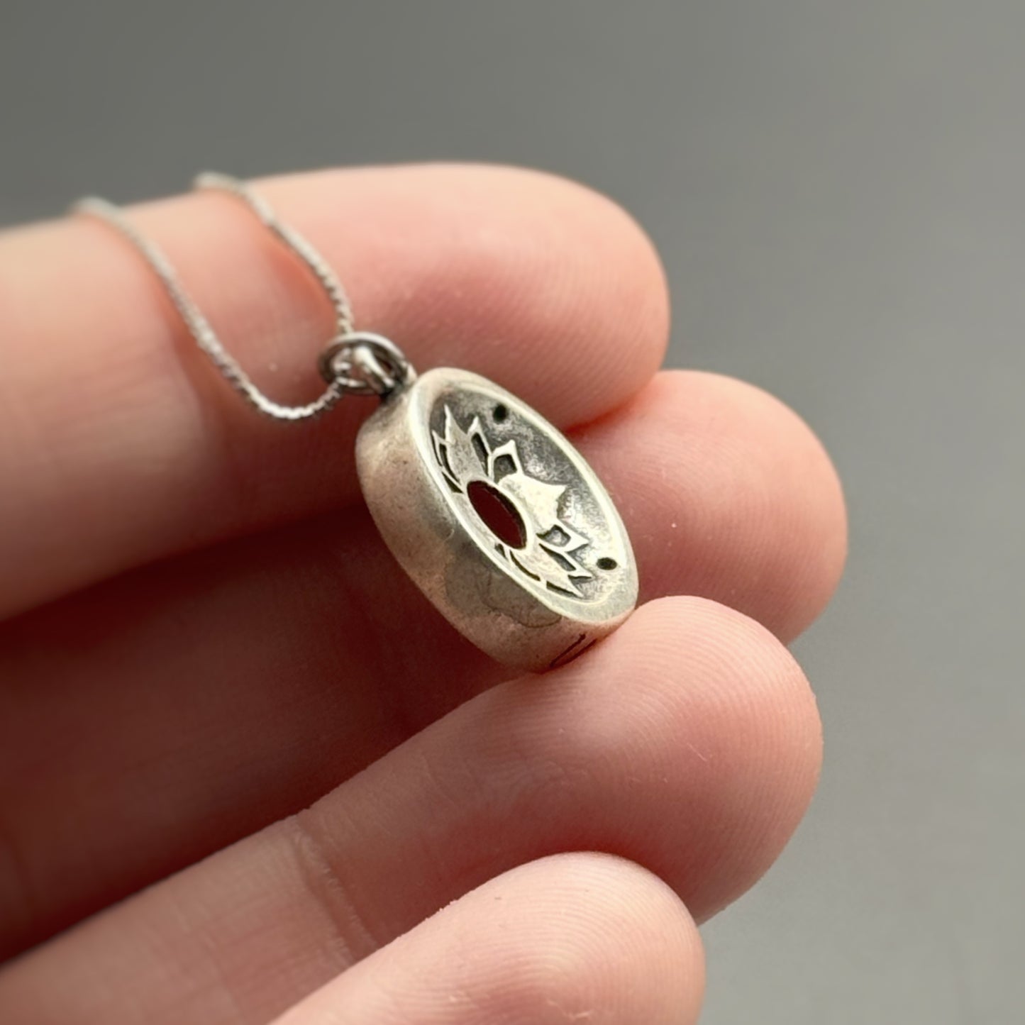 Heart Harmony, 14mm Sterling Silver Pendant