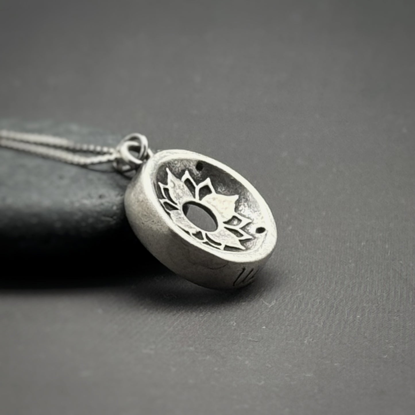 Heart Harmony, 14mm Sterling Silver Pendant