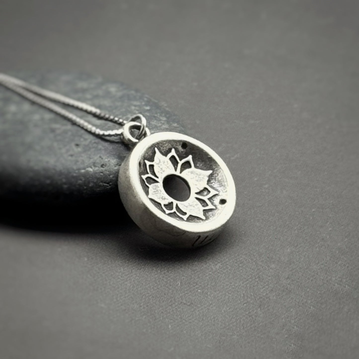 Heart Harmony, 14mm Sterling Silver Pendant